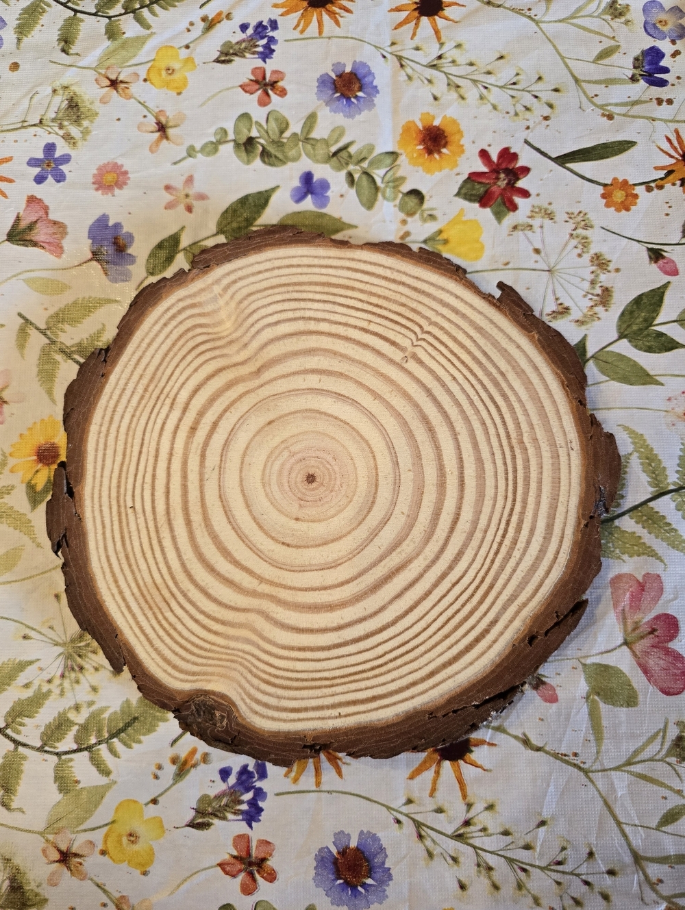 Best Mom Ever Floral Wood Slice - Pink, Mothers Day - Picture 3 of 3